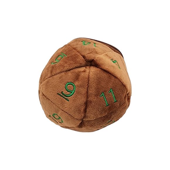 Ultra Pro Brown & Green D&D Zippered Plush Dice Bag For Dungeons and Dragons - Picture 3 of 8